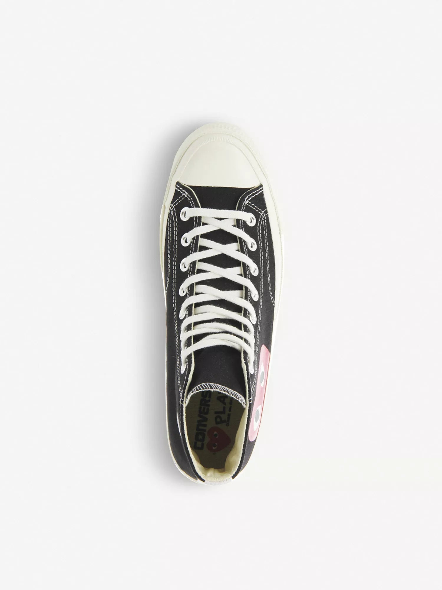 Unisex Converse X Comme des Garçons Multi Heart Chuck 70 High Top Black