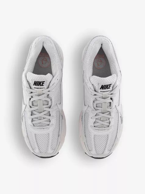 Nike Zoom Vomero 5 logo-embossed leather and mesh low-top trainers