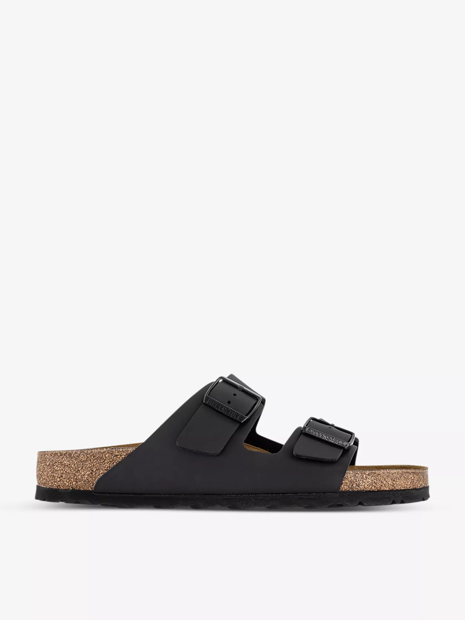 Birkenstock Arizona Black two-strap leather sandals