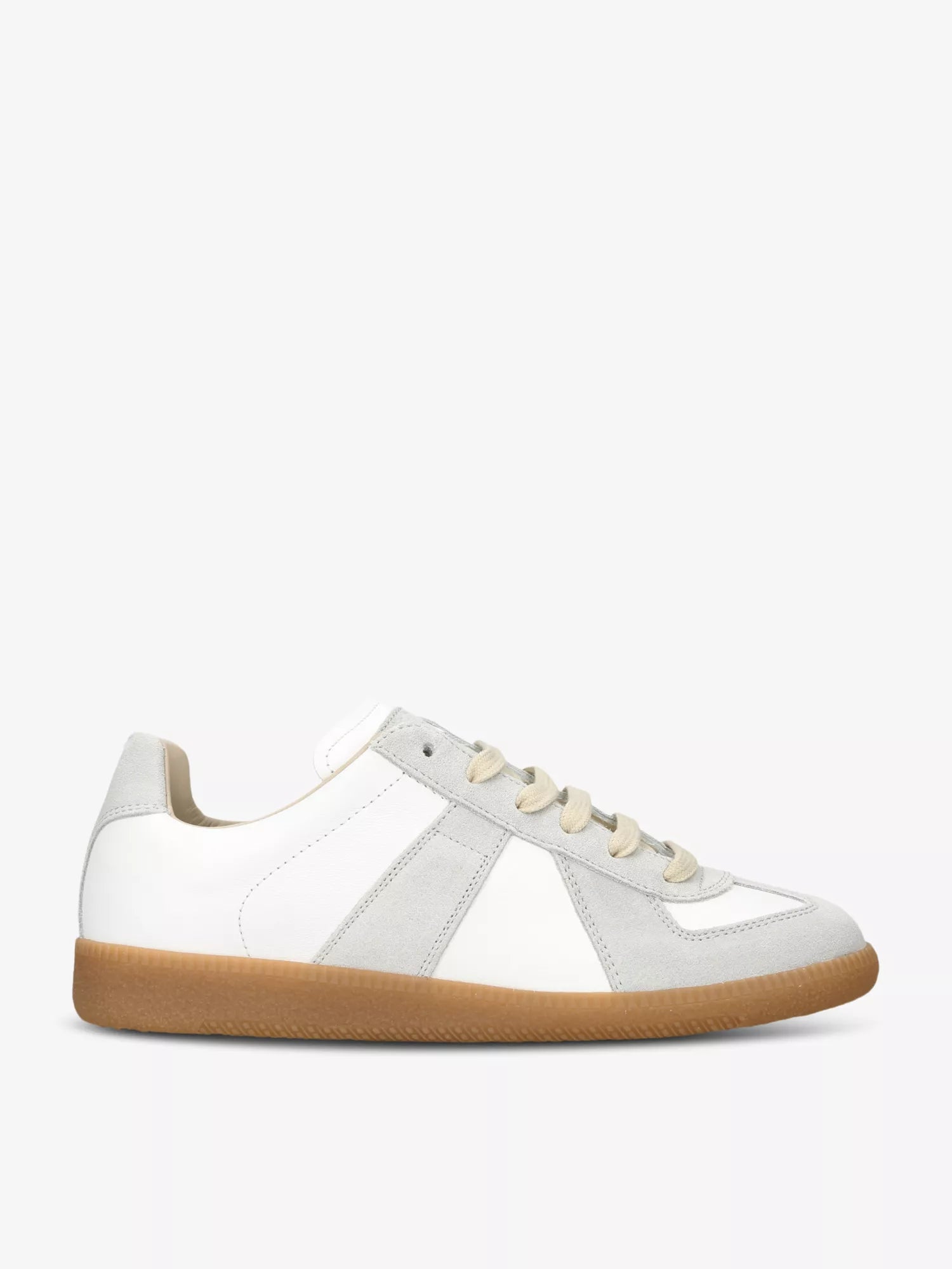 MAISON MARGIELA leather low-top trainers