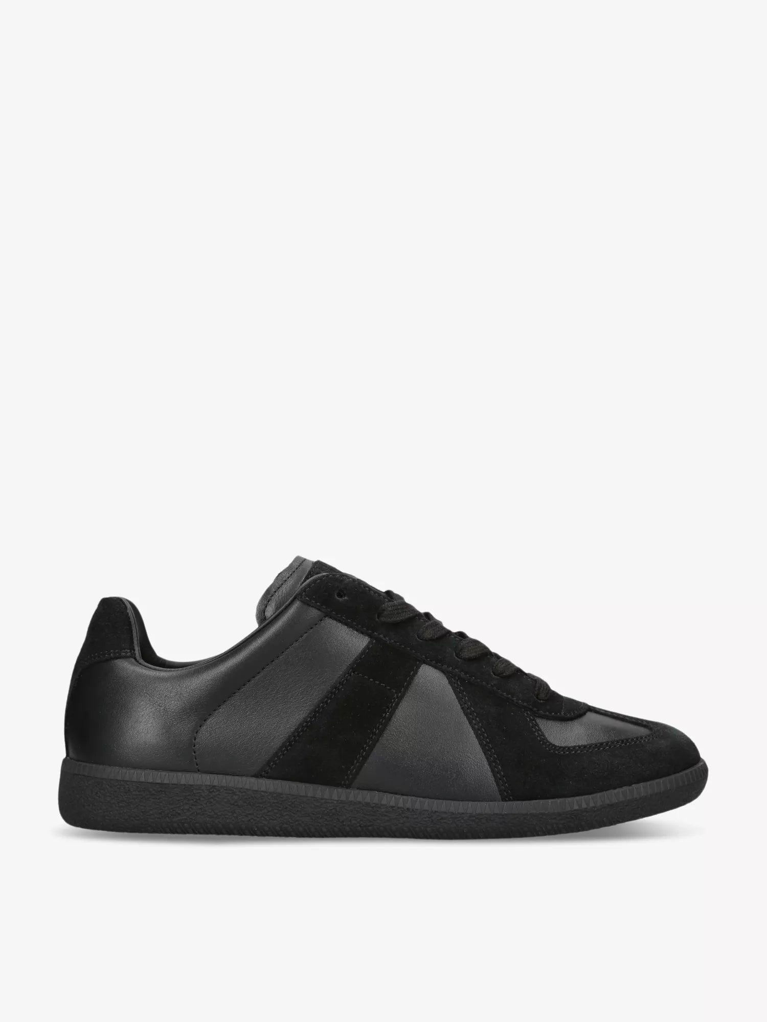 MAISON MARGIELA  panelled leather low-top trainers