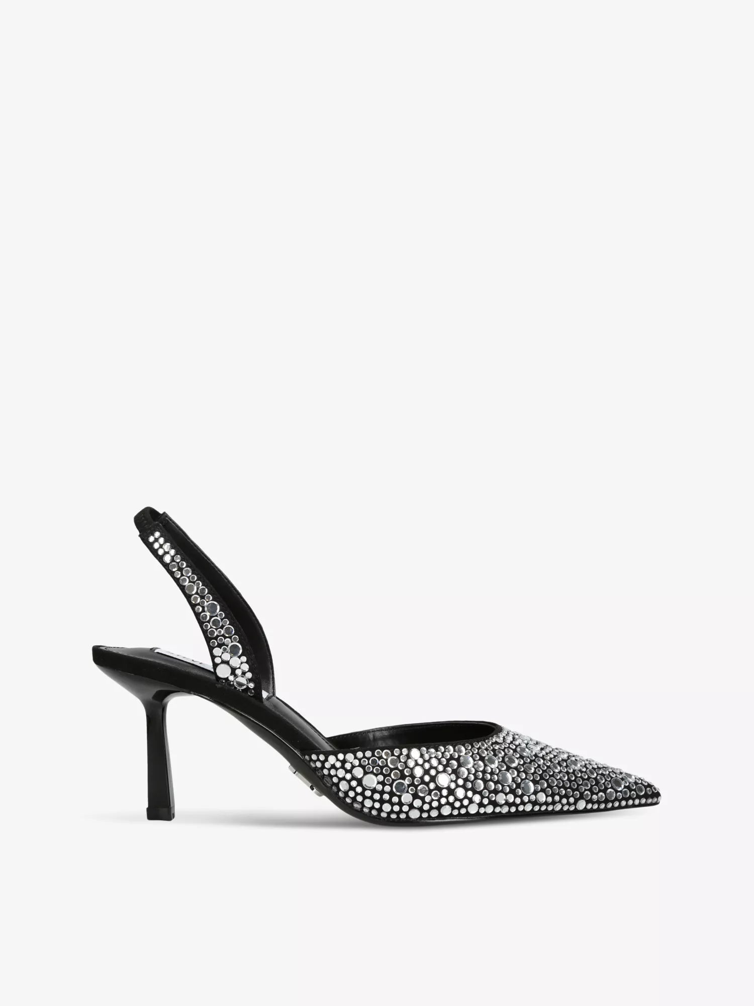 Steve Madden Verged Pointed-Toe Diamante-Embellished Heels