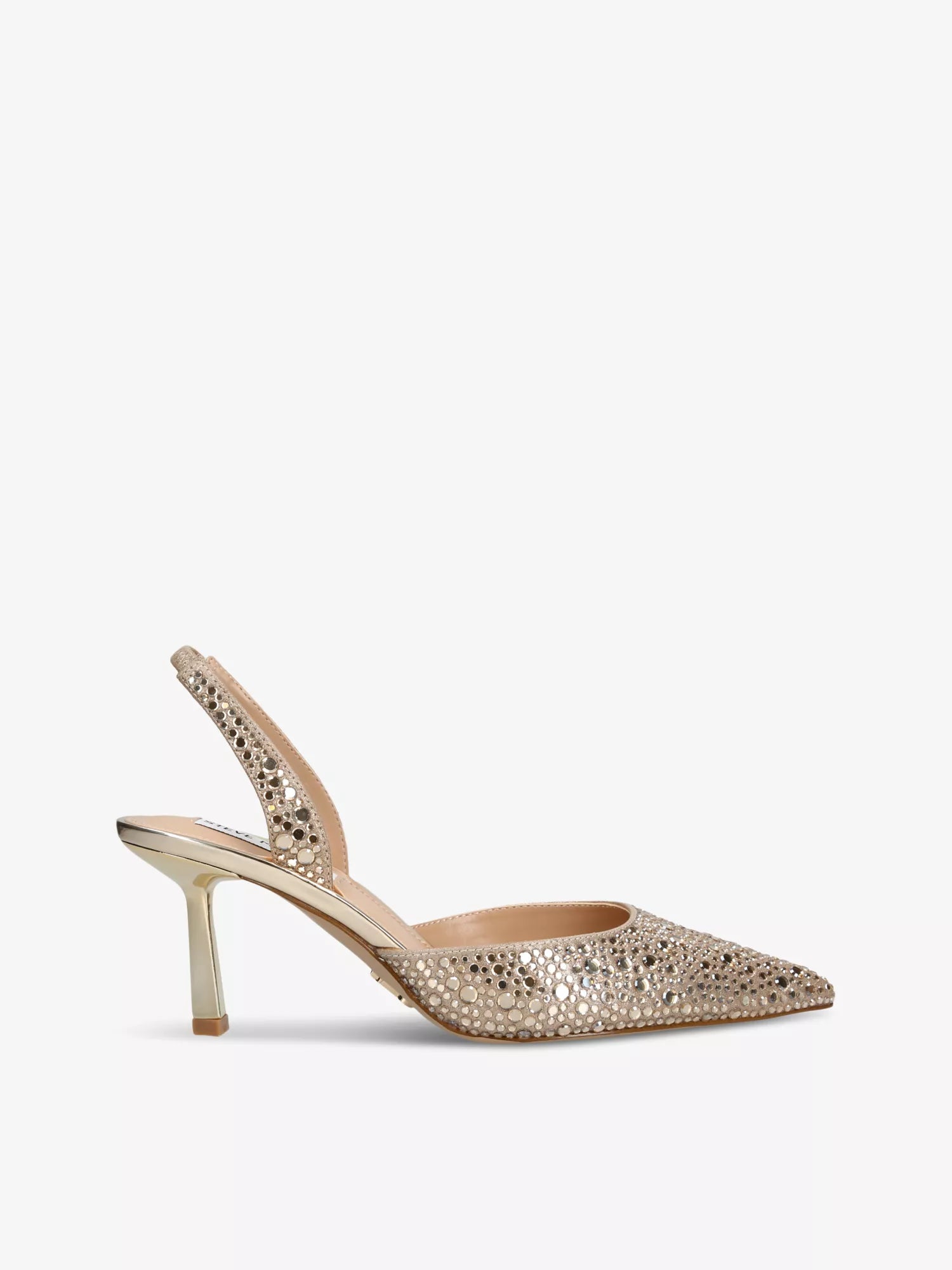 Steve Madden Verged Pointed-Toe Diamante-Embellished Heels